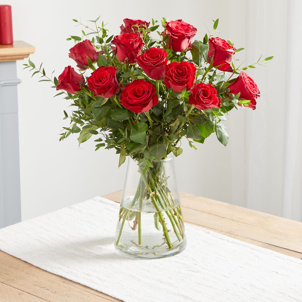 Red Rose Bouquet, 24 Stems