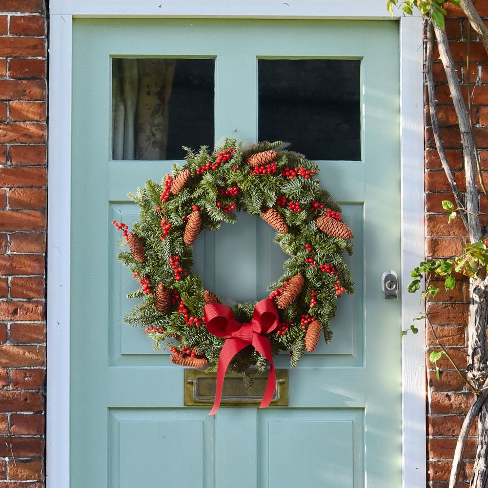 Order the Holly Royale Christmas Wreath | Arena Flowers