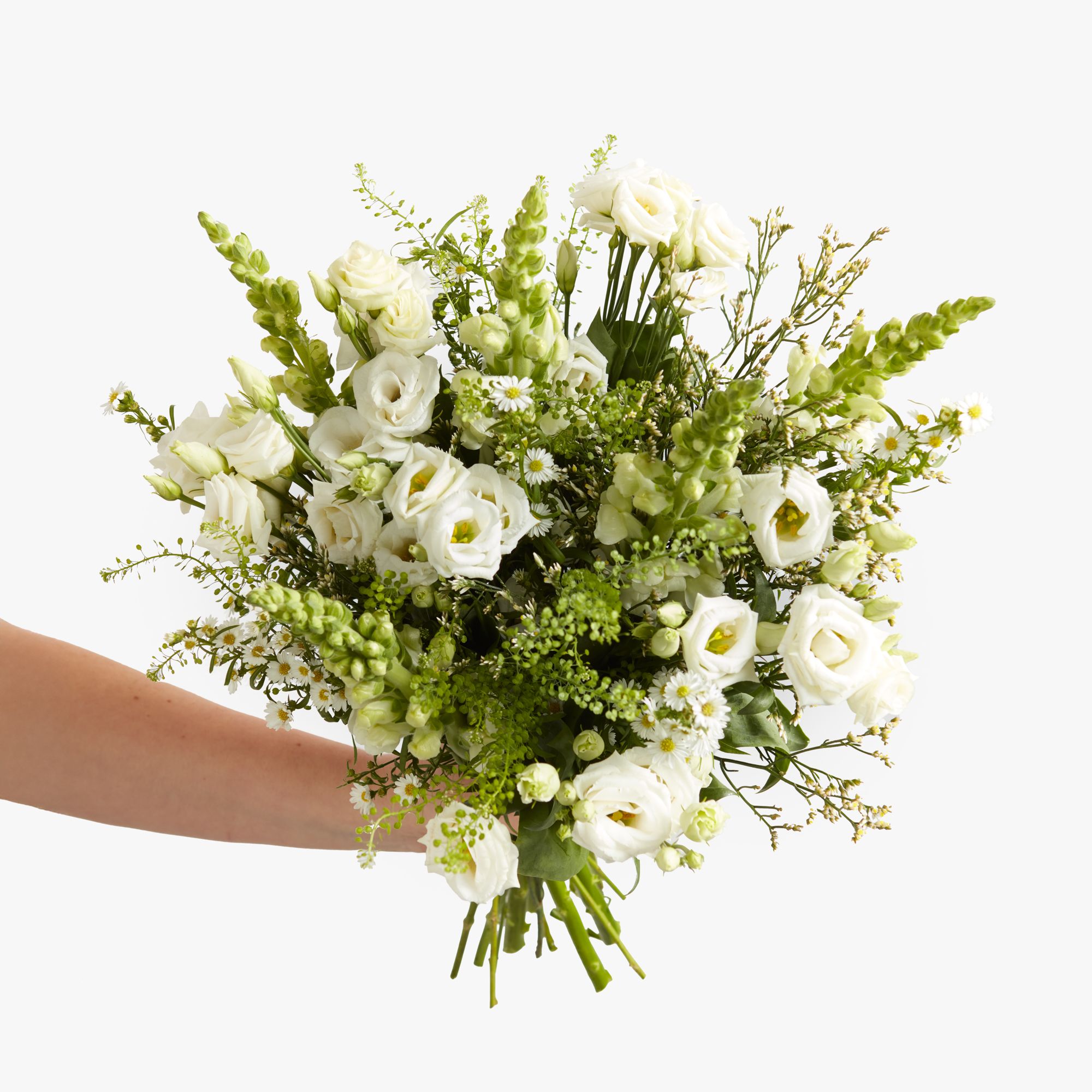 Asters, Lisianthus, Antirrhinum, Limonium and Greenbell